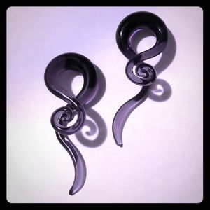 Purple Glass gauges 7/16